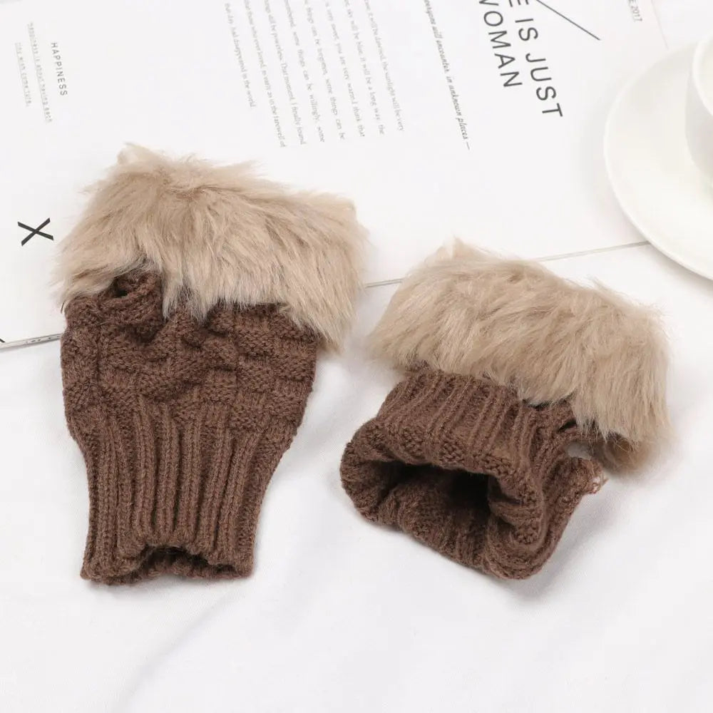 DealJee™Fingerless Winter Gloves