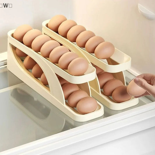 DealJee™ROLLING EGG TRAY AND STORAGE RACK