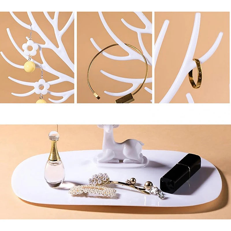 DealJee™Deer Jewelry Tree Organizer