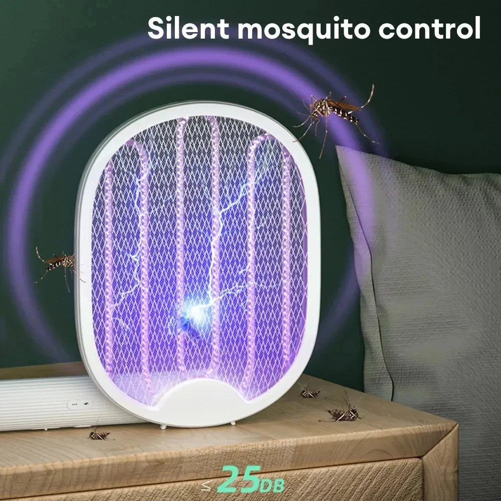 Electric Mosquito Swatter Racket with Stand | Deal Jee