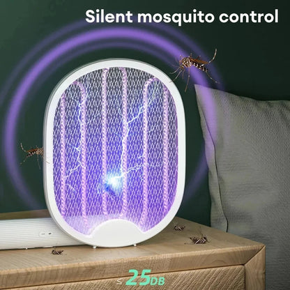 Electric Mosquito Swatter Racket with Stand | Deal Jee