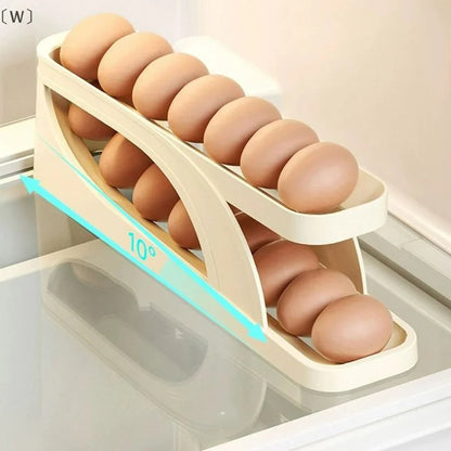 DealJee™ROLLING EGG TRAY AND STORAGE RACK