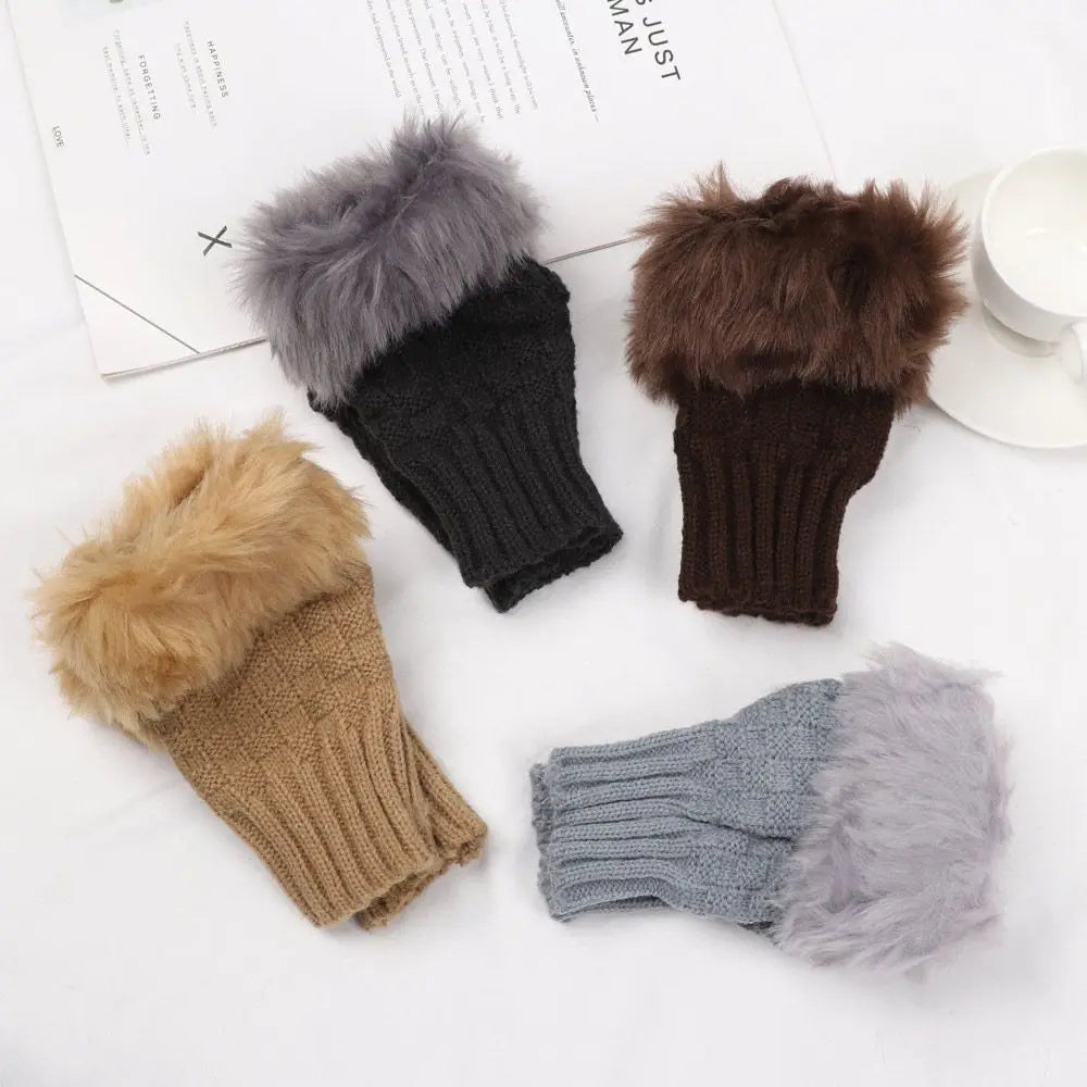 DealJee™Fingerless Winter Gloves