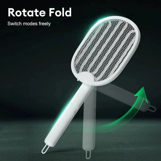 Electric Mosquito Swatter Racket with Stand | Deal Jee