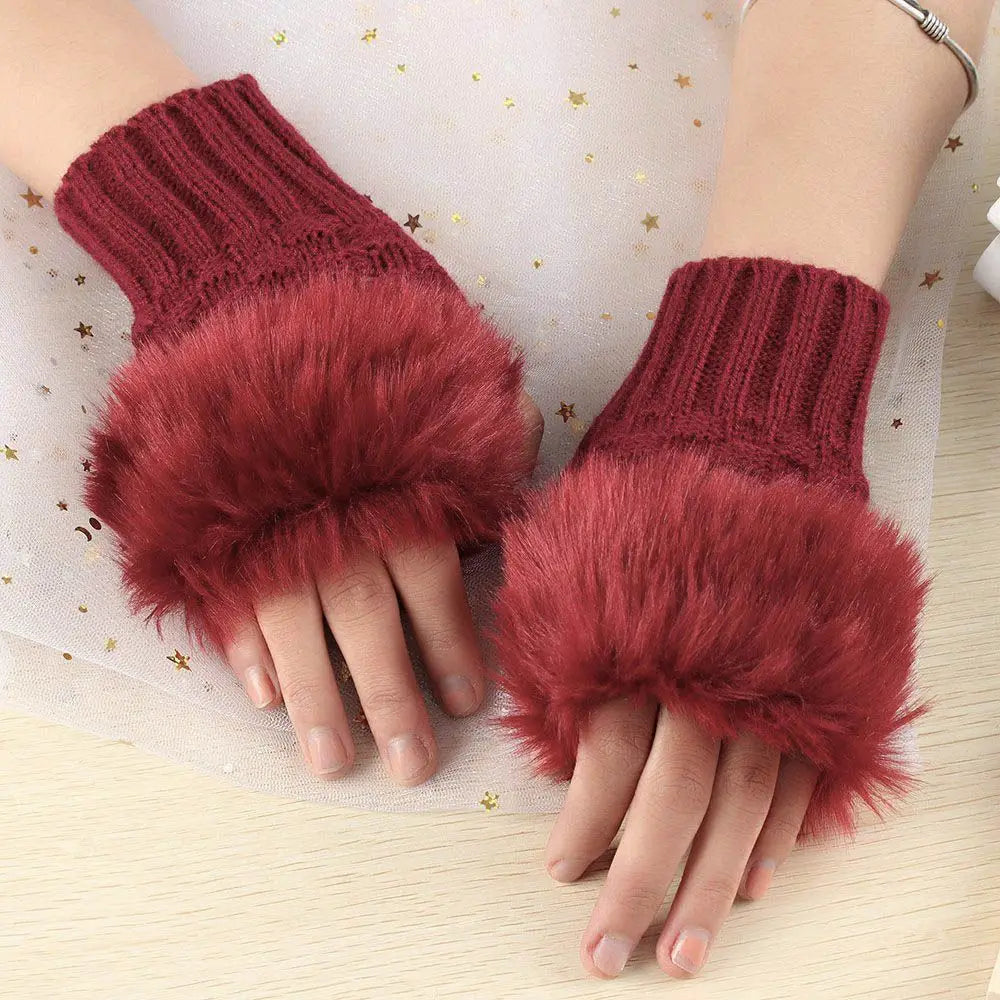 DealJee™Fingerless Winter Gloves