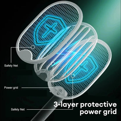 Electric Mosquito Swatter Racket with Stand | Deal Jee