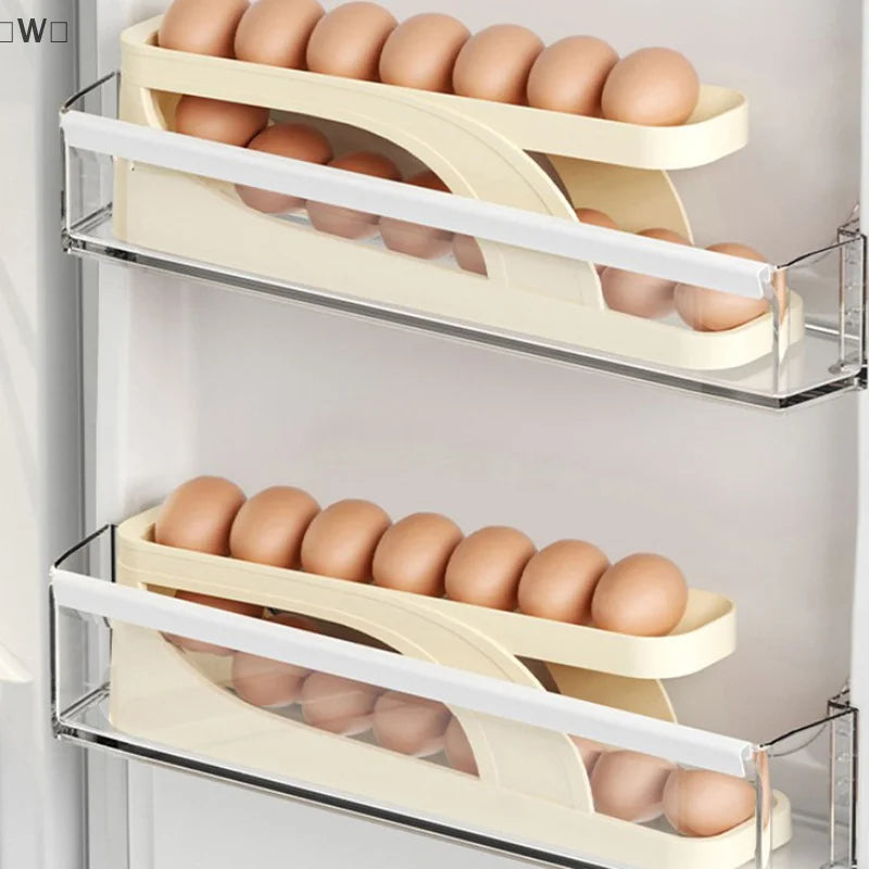 DealJee™ROLLING EGG TRAY AND STORAGE RACK