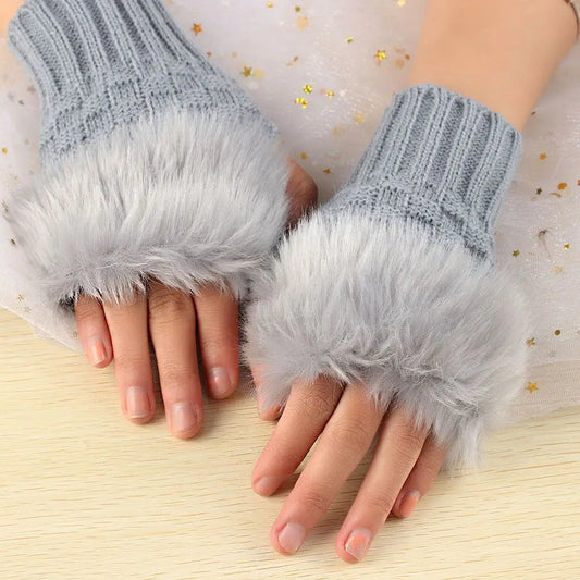 DealJee™Fingerless Winter Gloves