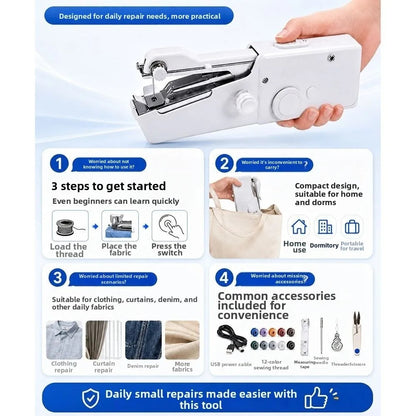 DealJee™Mini Handheld Sewing Machine